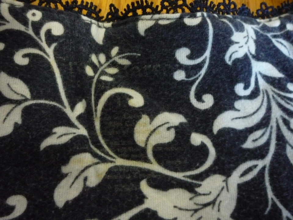 Женская ночная рубашка с длинным рукавом Croft & Barrow размер 1X синий с цветочным рисунком - Изображение 4 из 4