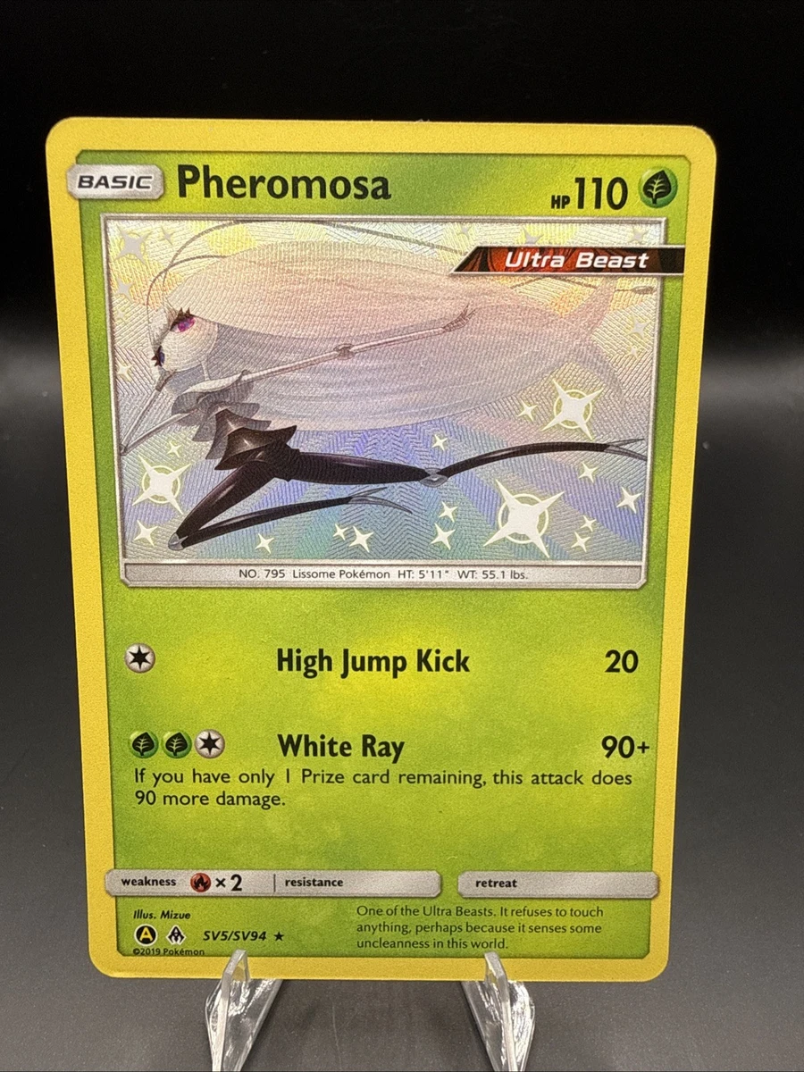 shiny pheromosa pokemon card Sword and Shield 6IV-EV Trained  Pokemon4Ever Shiny Vault Type shiny pheromosa pokemon card Pokmon