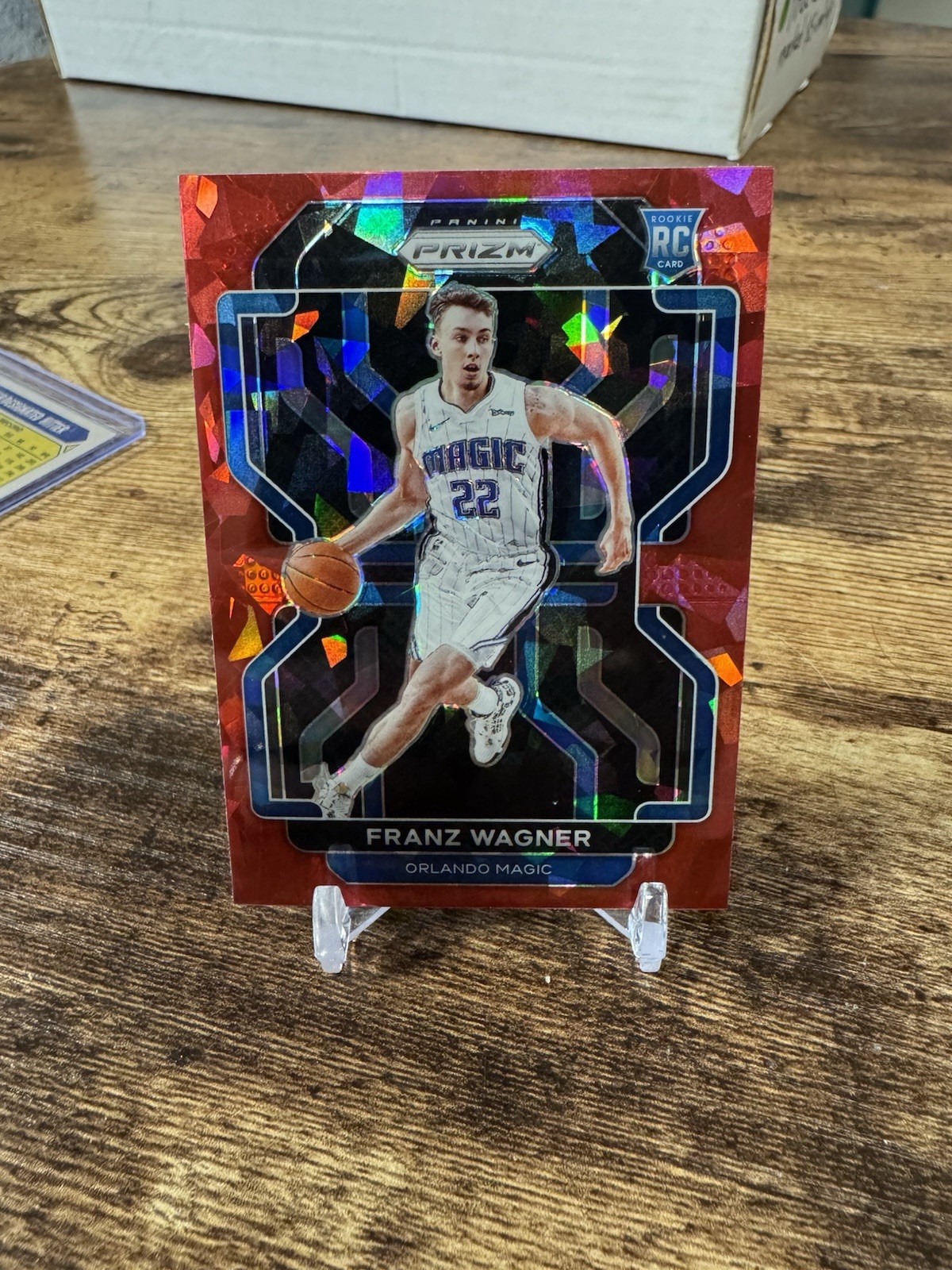 2021-22 Panini Prizm - Franz Wagner #310 Red Ice Prizm (RC)