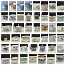 Vintage China Sugar Bowl - Pretty Vintage China Sugar Bowls -Choice From £1.25
