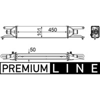 Mahle LadeluftkÜHler Passend FüR Fiat Grande Linea | CI 205 000P
