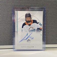 2025 Upper Deck Employee Exclusive Sarah Fillier Future Watch Green Jersey