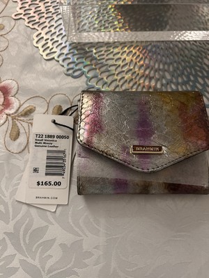 Brahmin Multi Metallic Mimsy Small Veronica Wallet***RARE*** BNWT