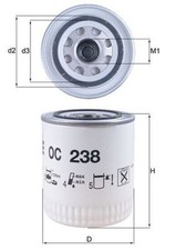 Ölfilter KNECHT OC 238 Anschraubfilter für JAGUAR ROLLS BENTLEY XJ X300 XJ81 40