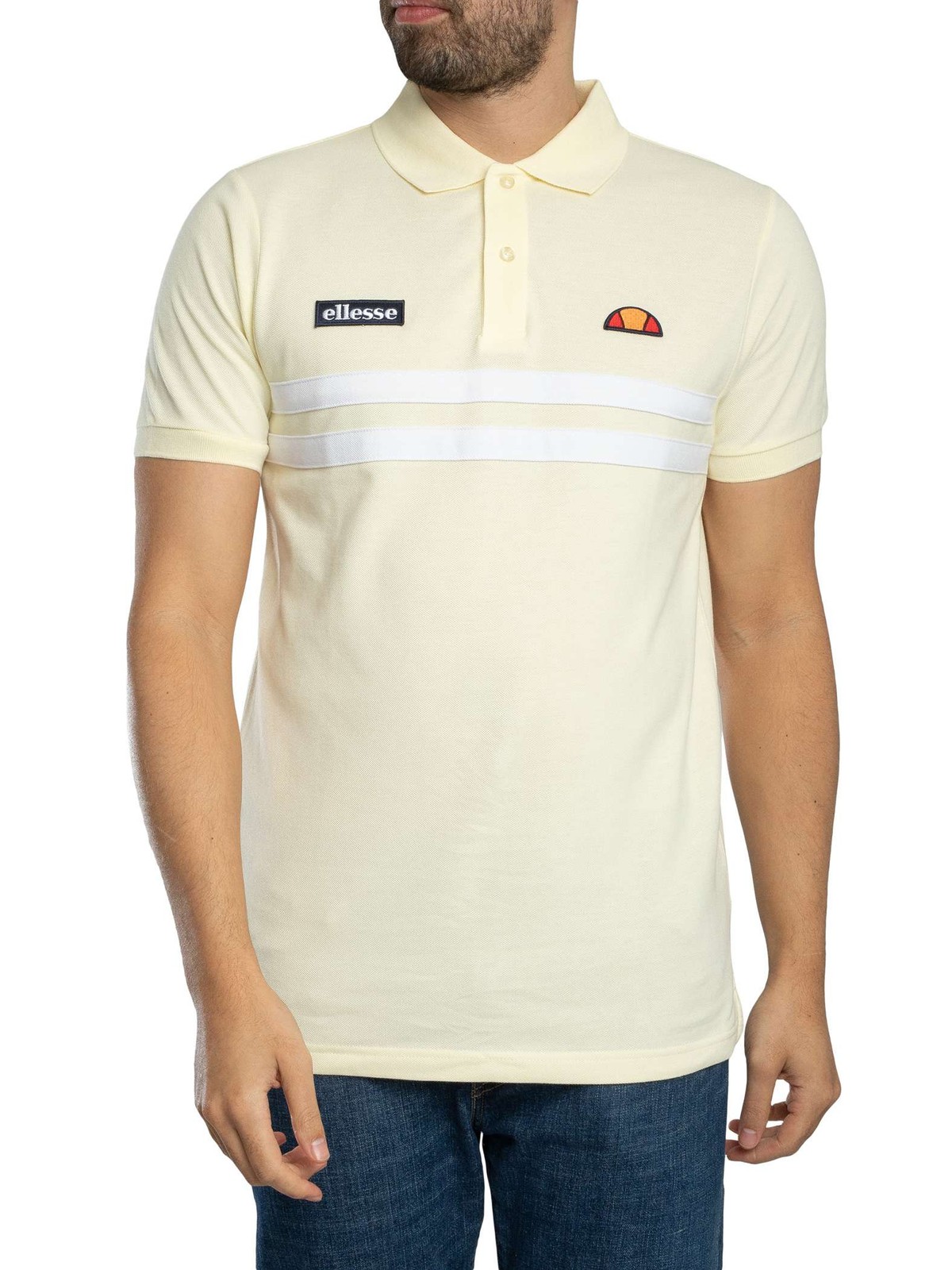 Ellesse Mens Muccia Polo Shirt Yellow 14290₽