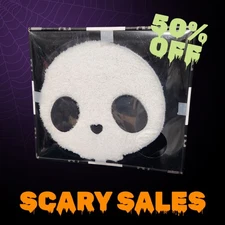 Skeleton Halloween Pillow 9" With Microwaveable Heat Pack Soft Skull Spooky 