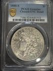 1888 S Morgan Silver Dollar PCGS Genuine - UNC Details (92 - Cleaned)