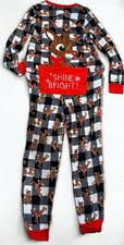 Rudolph Drop Seat Holiday Pajama Union Suit Women XL(16-18)  Plush Christmas