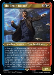 The Tenth Doctor (Display Commander) Thick Stock Foil #194 Universes Beyond: Doctor Who
