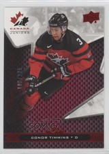 2018 Upper Deck Team Canada Juniors Exclusives 106/225 Conor Timmins #3 0p6