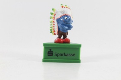 .Smurf Smurfs == Base Indian Savings Bank Advertising Smurf Schleich