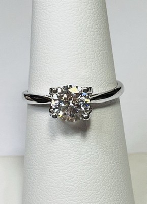 Zertifizierter 925 Sterlingsilber 1 Karat Moissanit Diamant Open Flow Ring