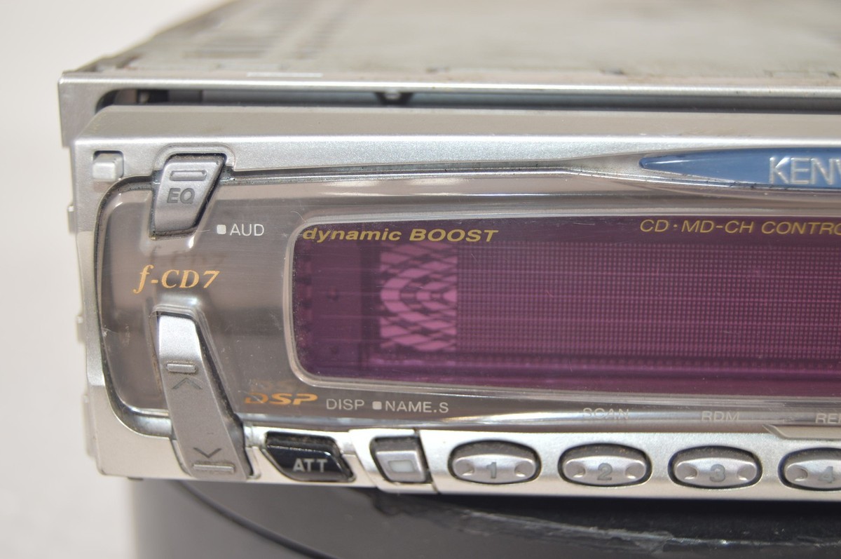 【希少】ケンウッド 1DIN CDレシーバー f-CD7 カーオーディオ Kenwood f-CD7 Car Stereo CD Receiver 1DIN CD Audio Head Unit