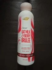 Dove Plant Milk Cleansing Body Wash Oat Milk & Berry Brulee (K78)