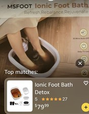 Ionic Foot Bath Detox Machine 
