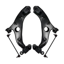 4Pcs Front Lower Control Arms w/Ball Joint Sway Bar Link for 2014-2018 Mazda 3