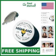 Highland Glacial Hair Clay Pomade Medium Hold