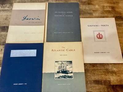Vintage Science - Burndy Library 5 Volumes 