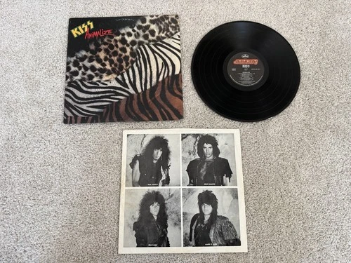 KISS Animalize Vinyl Record LP 1984 EX Mercury 422-822 495-1 M-1 Rock Metal