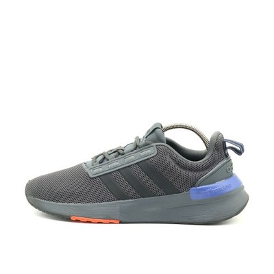 adidas Damen Cloudfoam Super Schuhe Grau/Schwarz/Blau Mesh Sneaker EU 39 1/3
