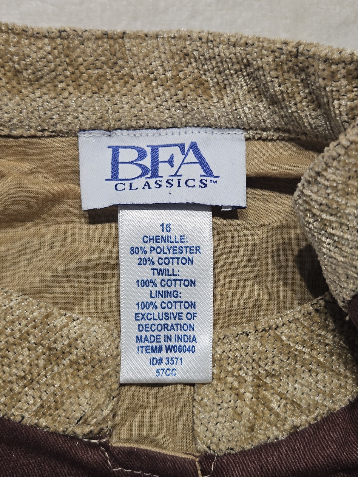 BFA Classics Boho Patchwork Jacket Women 16 Quilt… - image 4