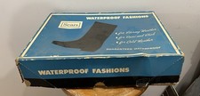 Vintage Sears Waterproof Boots With Heels made in US Women's 8 Calf Zip