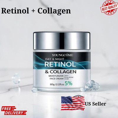 Retinol & Collagen Moisturizer Face Cream Day And Night with Hyaluronic Acid