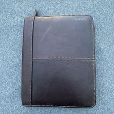 Solo Executive Zip Around Padfolio Tablet Organizer Portfolio Dark Brown 10"