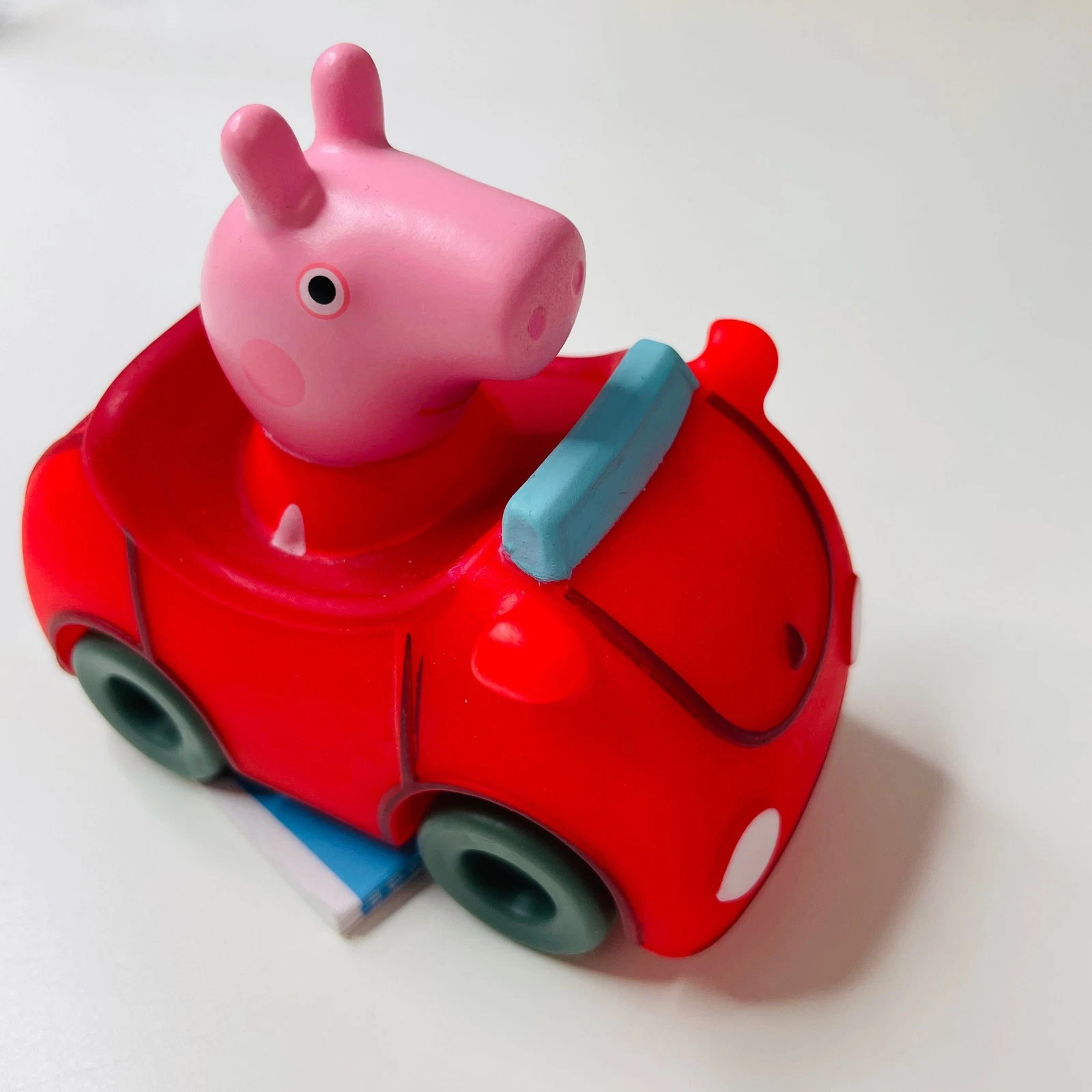 PEPPA PIG MACCHININA Auto Rossa Plastica Action Figure Avventure rosso