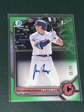 2022 Bowman Draft Chrome Joe Lampe GREEN /99 AUTOGRAPH