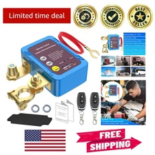 Versatile 12V Battery Cut-Off Switch with Magnetic Latching & Remote Activation