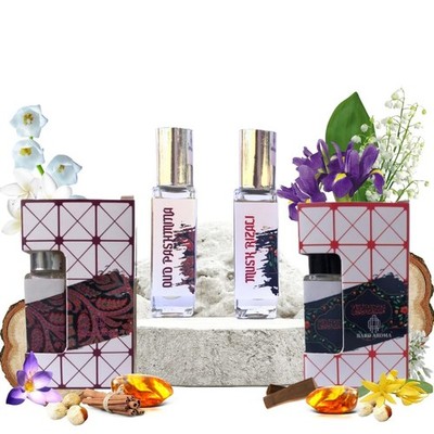 Oud Pashmina & Musk Rizali Premium Attar Set 8 ml