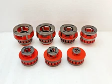 Ridgid 12-R Pipe Threader Die Head Set 12R Threading Dies