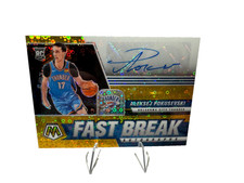 Aleksej Pokusevski 2020-21 Panini Mosaic Fast Break Gold RC Auto /10 #FB-ALK
