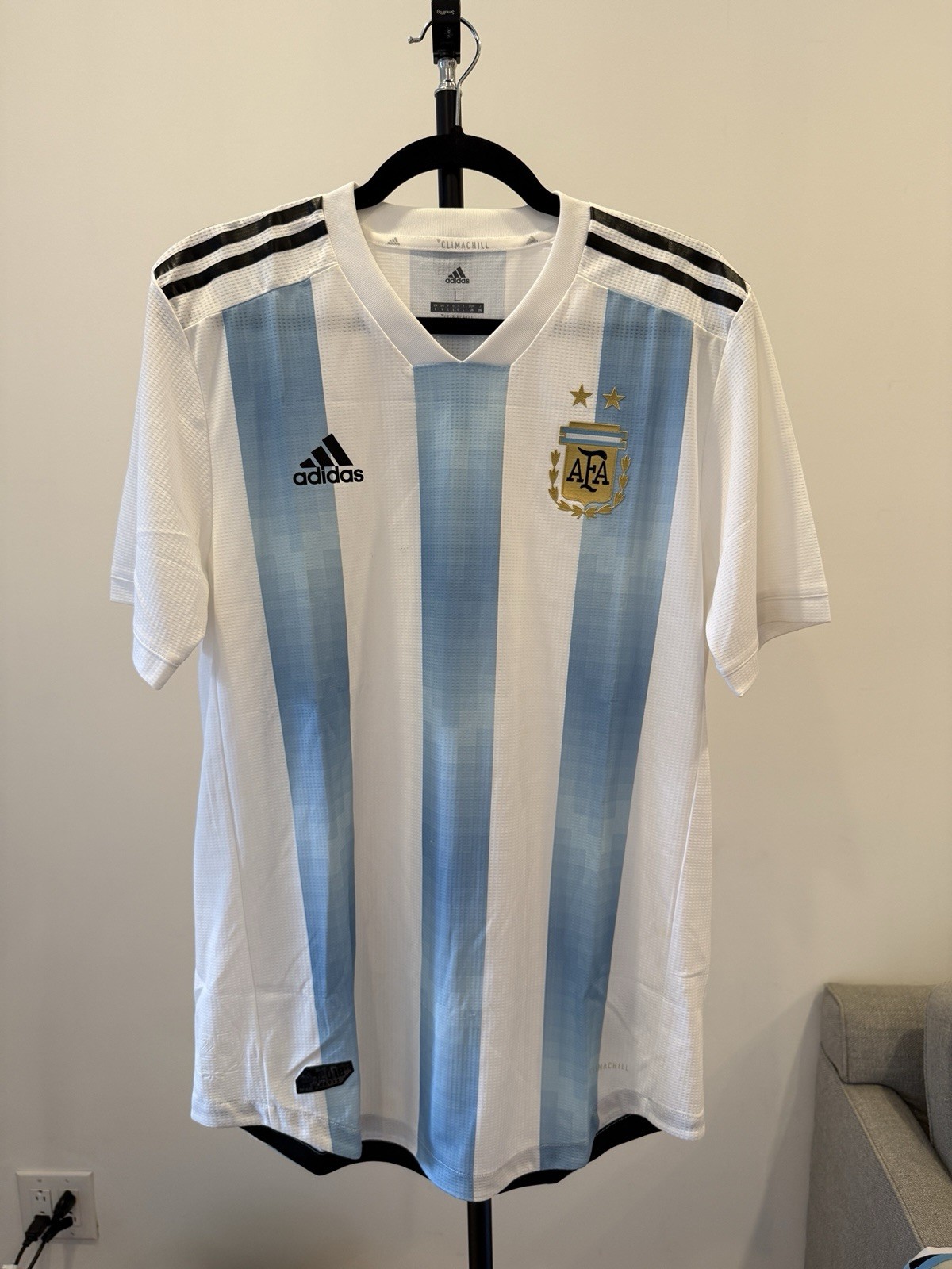 Adidas Argentina Men’s 2017 2018 World Cup Home Jersey