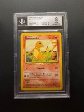Charmander NM-MT BGS 8 1999 Base Unlimited