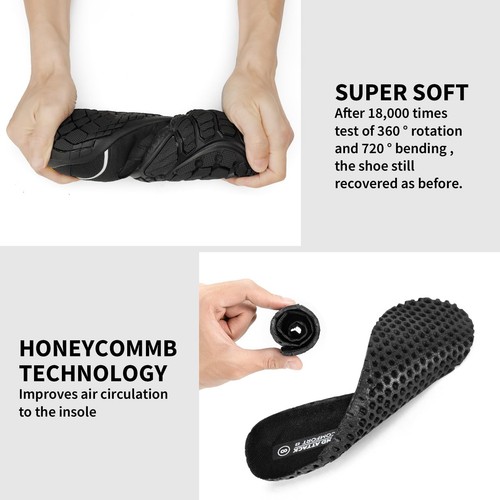 Barefoot Shoes Men Wide Toe Box Zero Drop Men's Trail Running Cross-Trainer W... - Picture 5 of 7
