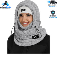 Fleece Sturmhaube Winddicht Thermo Balaclava Skimaske Unisex Winter