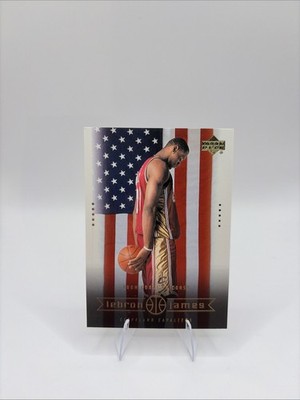 2003-04 Upper Deck Lebron James Box Set #23 (RC) Coast To Coast American Flag