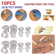10Pcs Dowel Centre Point 6/8/10/12mm Wood Timber Marker Hole Tenon Center Set