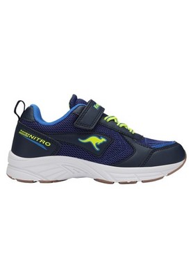 KangaROOS Kinder K-Ni Chino EV Sneaker 10281 000 4386 Navy/Neon Yellow