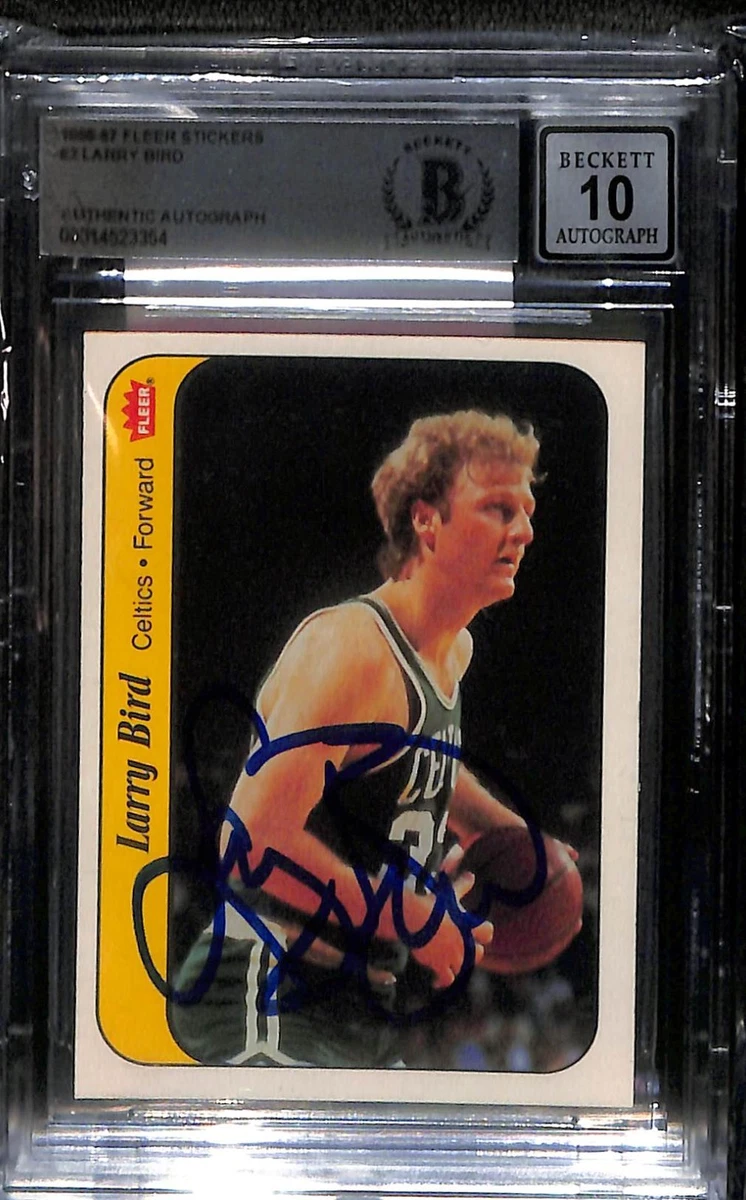 Fleer Larry Bird Basketball 1986-87 Season Sports Trading Cards 