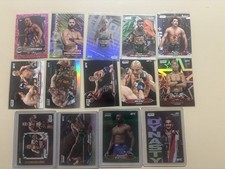 2025 Topps Stadium Club UFC, Green, and Chrome Refractor Lot (14) - Vinicius