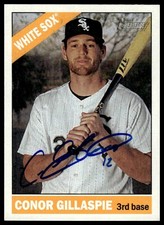 Conor Gillaspie Chicago White Sox 2015 Topps Heritage Signed Auto Card #135 COA