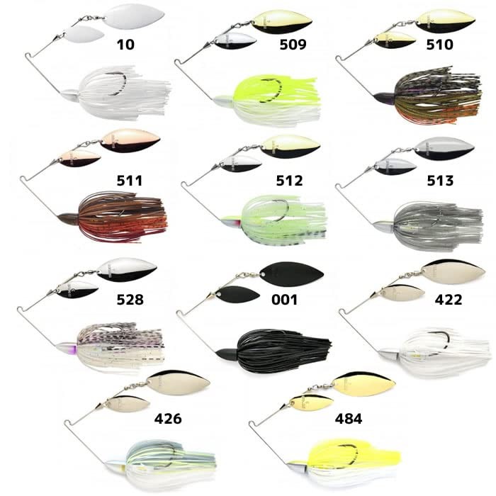 NEW Keitech T-Bone Spinnerbait Double Willow DW 3/8oz #512 Spot Remover - Image 2