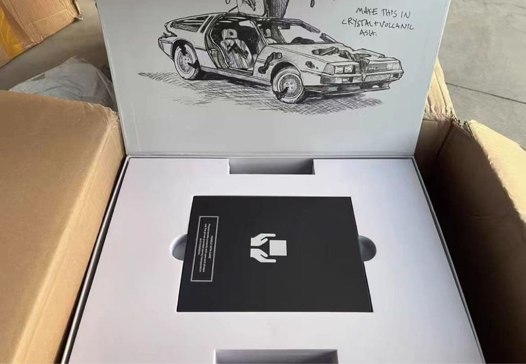Daniel Arsham Eroded DeLorean Limited Edition Car Sculpture Figure