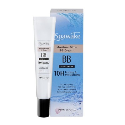 Spawake BB Cream 02 Natural Beige - 10HR Hydration, SPF27, J-Beauty, 30g
