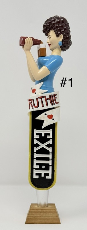 Exile Brewing Ruthie Gold Lager 11.5” Beer Tap Handle
