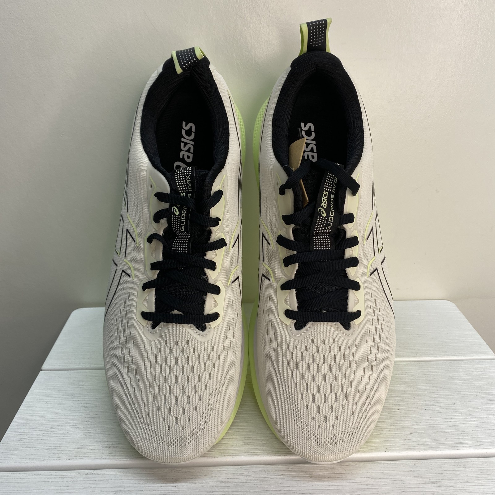 Asics Glideride Max Mens Size 10.5 Birch Black Mesh Upper Lace Up Running Shoes thumbnail 4