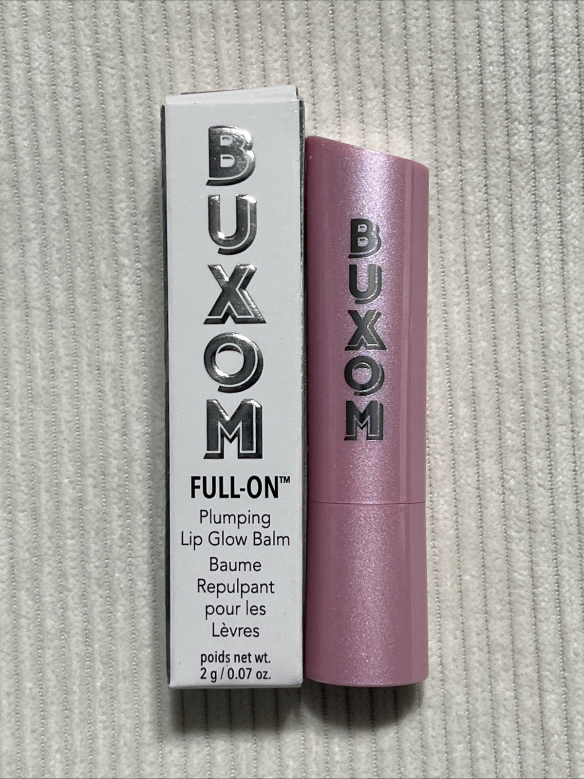 Buxom BLACKBERRY JAM Full On Plumping Lip Glow Balm .07 oz Full Size New In Box